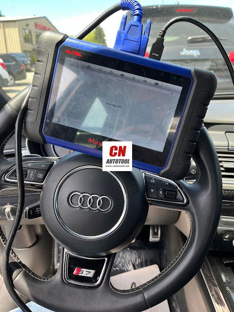 Use Autel IM508 to solve Audi S7 BCM2 AKL car not starting-1